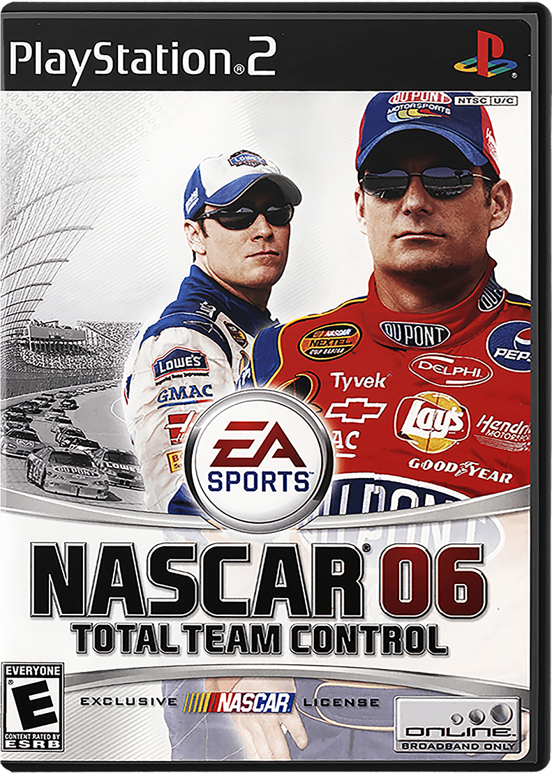 NASCAR 06 Total Team Control box art for Playstation 2